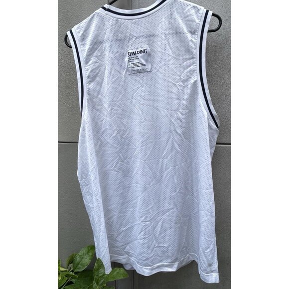 Vintage Spalding White Basketball Jersey Men’s Size Large Activewear - Picture 12 of 15